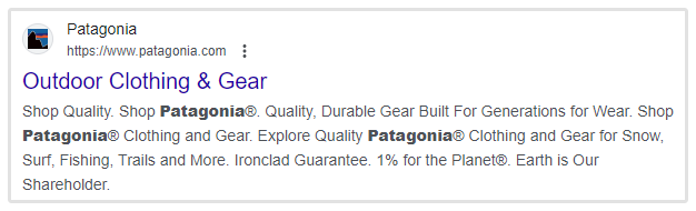 Patagonia Meta Description